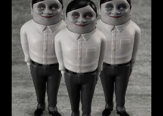 3体並べると存在感が凄い…『ダンダダン』セルポ星人のソフビフィギュアが登場