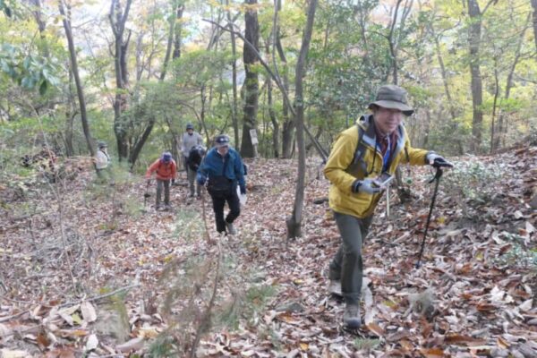 登山で汗流しながら　中世の歴史に理解　戦国時代の山城を学ぶ講演会も／岡山・津山市