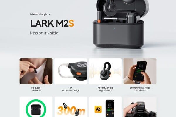 ホリーランドがLARK M2Sを発表: 超小型ワイヤレスマイクで、衣装に自然に溶け込むデザイン