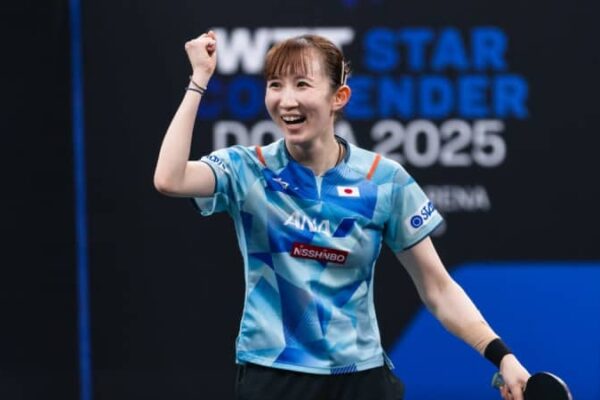 早田ひなが日本勢最高位の5位を維持｜卓球女子世界ランキング（2025年第6週）