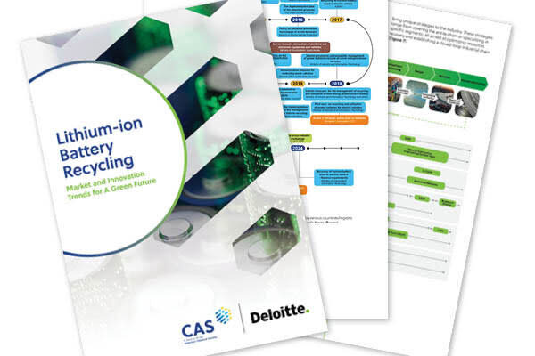 DeloitteとCAS、新レポートを発表 – 持続可能なエネルギーソリューションへの需要拡大の中、リチウムイオン電池のリサイクル産業を分析