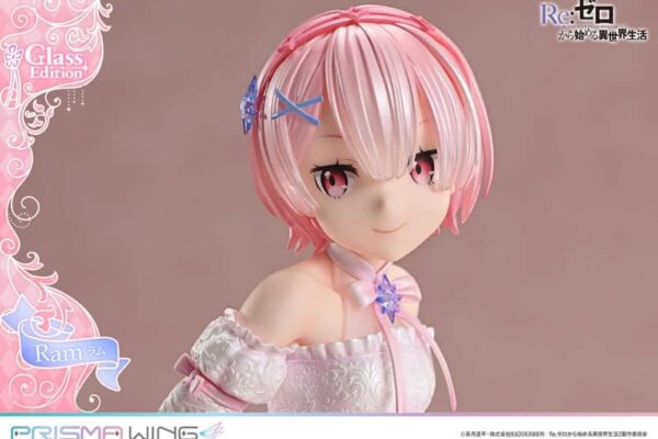 『リゼロ』ラムがグラスに乗ってフィギュア化！リアル素材を一部に使用、上品な魅力溢れる一品