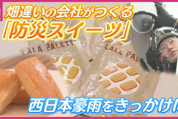 「ハートを柔らかくできるように」電気工事会社が「防災スイーツ」を開発　畑違いもエンジニアの知識を生かして　スイーツ大好きな社長の商品開発にかけた思い