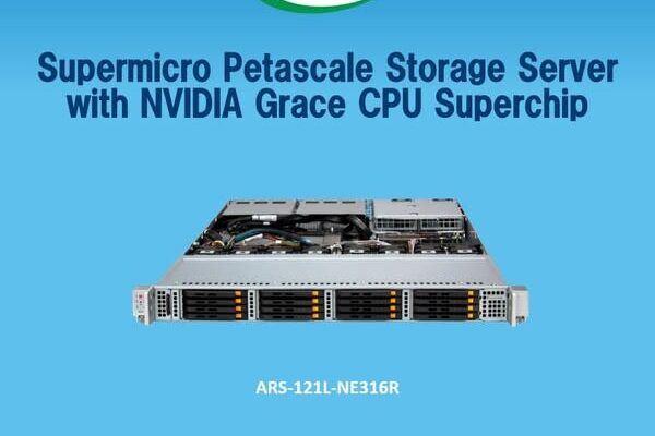 スーパーマイクロ、高性能ソフトウェア定義のAIストレージ・ワークロード向けにNVIDIA Grace CPU Superchipを使用した新しいペタスケール・オールフラッシュ・ストレージ・サーバを発表