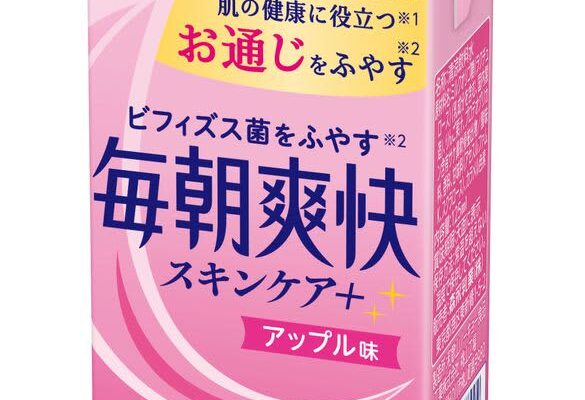 肌弾力を維持し、肌の健康に役立つ「プロテオグリカン」配合　『毎朝爽快スキンケア＋ アップル味』が新登場　4月1日(火)より全国にて発売開始