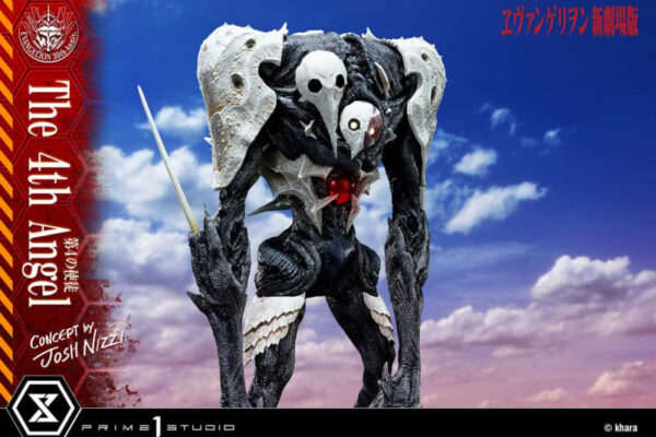 ヱヴァンゲリヲン新劇場版「第４の使徒」が巨大スタチューに　発光ギミック搭載で「絶望の姿」再現