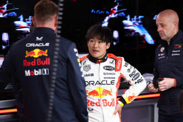 【角田裕毅F1第3戦展望】シミュレーター作業にフェルスタッペンも納得の一方、RB21の評価は「乗ってから」と冷静な姿勢