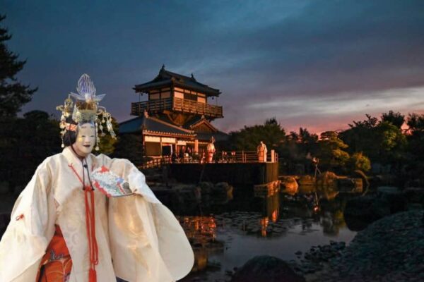 新緑さわやかな池田城跡公園の特設舞台で神秘的な伝統芸能を鑑賞！「第二十六回 いけだ薪能」5月17日(土)開催