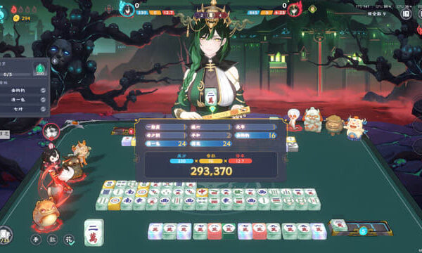なんか牌の数多くない？中国式麻雀×ローグライクデッキビルダー『我在地府打麻将』Steamでデモ版リリース。冥界で閻魔や牛頭馬頭を相手に超高得点の役で勝負