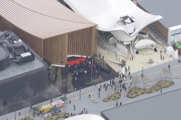 【速報】”万博の華”海外パビリオンが開館式「中国館」午後からは「イタリア館」も　建設遅れ5館は開館できず